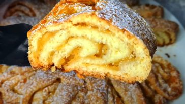 Смачний яблучний пиріг. Економний та швидкий рецепт