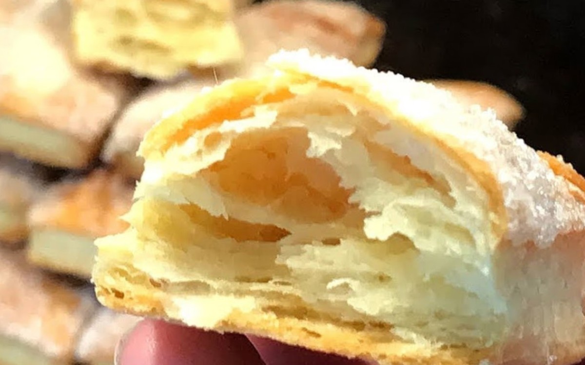 Тістечка "Листкові язички": до чаю смачно та просто