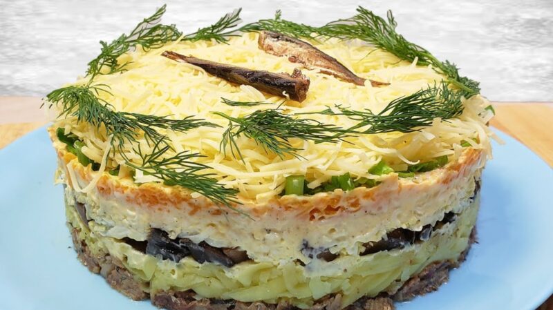 Підкорить усіх на Новий Рік. Святковий салат "Шпротик"