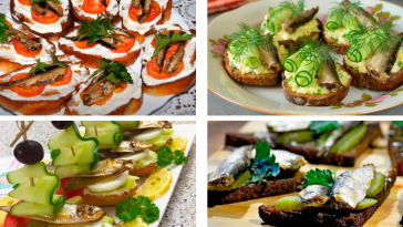 Бутерброди зі шпротами на святковий стіл – 6 рецептів