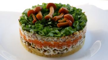 Пісний салат із доступних інгредієнтів, який з'їдається моментально