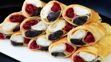 Королівські млинці з потрійною начинкою! Найсмачніше поєднання, яке я пробувала!