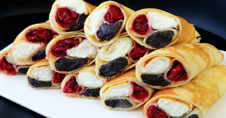 Королівські млинці з потрійною начинкою! Найсмачніше поєднання, яке я пробувала!