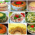 Добірка смачних та корисних салатів з грибами. Колекція новорічних ідей