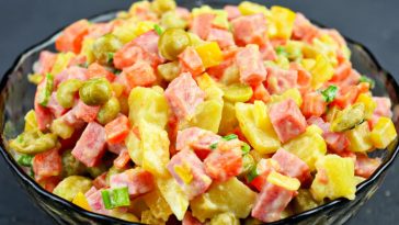 Українське Олів'є: салат «Буковина»! Готуватиму його на всі свята та застілля!