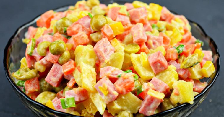 Українське Олів'є: салат «Буковина»! Готуватиму його на всі свята та застілля!