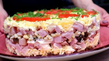 Салат “Коханий чоловік”. Один з простих і смачних салатів в моїй скарбничці рецептів