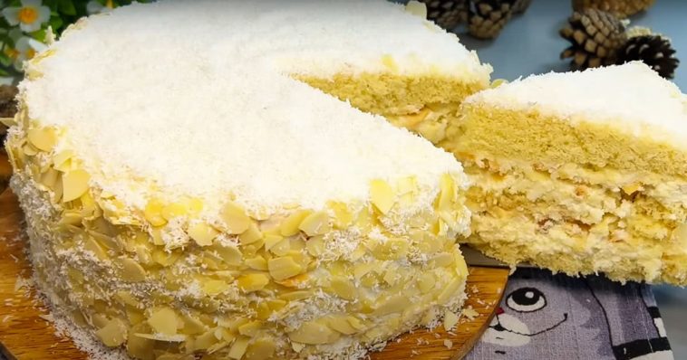 Торт "Рафаелло" за 20 хвилин: мій улюблений новорічний рецепт вже 20 років!