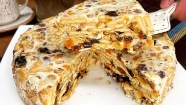 Улюблений Різдвяний тортик без борошна та випічки за 15 хвилин! Готую щороку, діти його обожнюють!