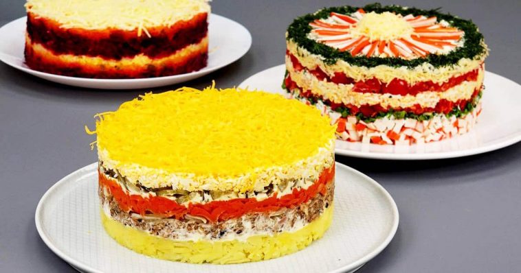 Без них Немає Свята! “Фірмові” салати на новорічний стіл! Три рецепти + домашній майонез