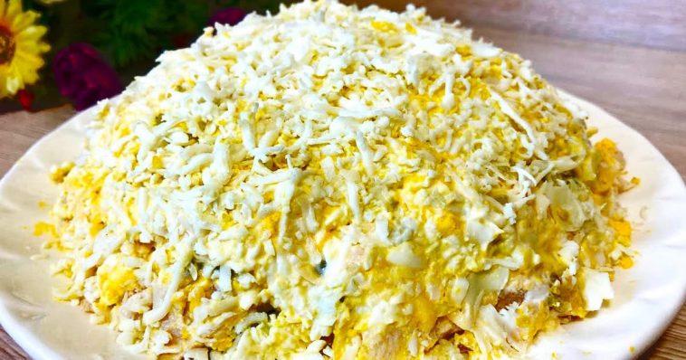 "Білосніжка" - зимовий салат №1. Перевершив навіть Олівʼє. А готується 5 хв