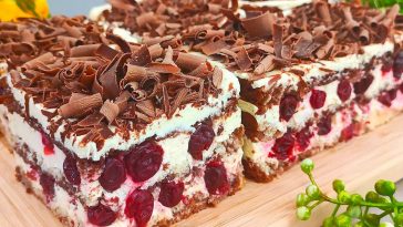 Це найсмачіший пляцок, який я їла! Найпопулярніший десерт з ягодами: вишневий пляцок