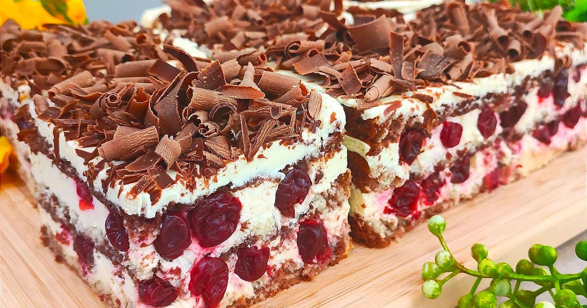 Це найсмачіший пляцок, який я їла! Найпопулярніший десерт з ягодами: вишневий пляцок