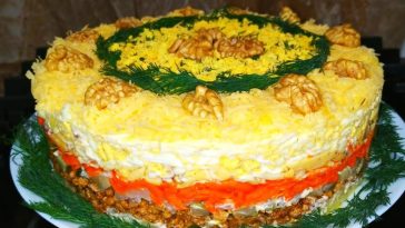 Смачний салат "Катерина" - королівський смак з простих продуктів. Ідеально на Свята