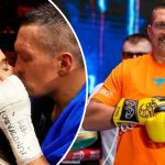 Як дружина Усика емоційно підтримувала його у бою з Ф’юрі: відео підкорило Мережу