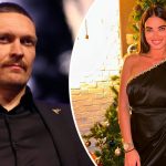 Дружина боксера Усика знялася у провокаційній фотосесії у сукні з глибоким декольте без бюстгальтера