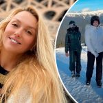 "Сніг є, люди є, ТЦК теж є": Оля Полякова показала, як розважається з двома доньками в Буковелі