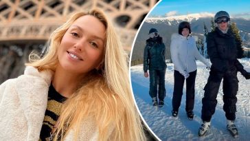 "Сніг є, люди є, ТЦК теж є": Оля Полякова показала, як розважається з двома доньками в Буковелі