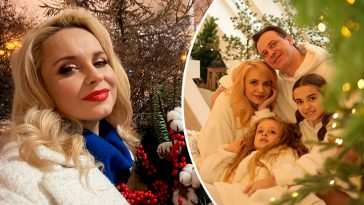 "Перша Аделькина": Лілія Ребрик показала, як із трьома доньками прикрасила ялинку в рожевому стилі