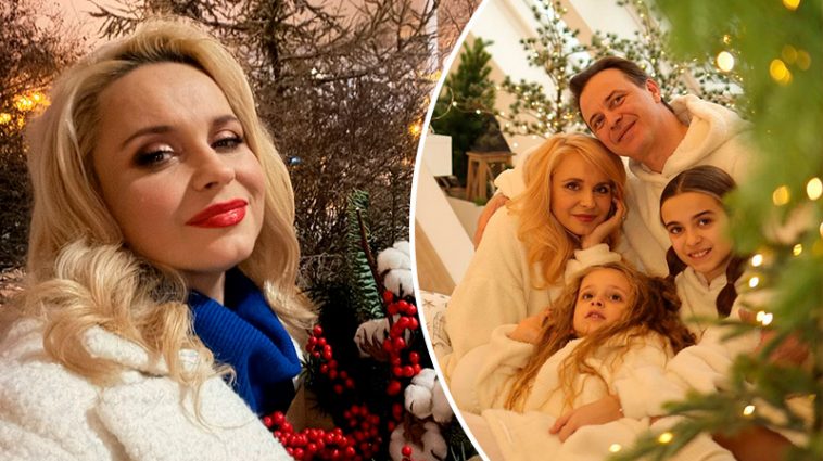 "Перша Аделькина": Лілія Ребрик показала, як із трьома доньками прикрасила ялинку в рожевому стилі