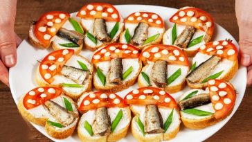 Буду готувати улюблену підбірку святкових бутербродів на Новий рік. Щира рекомендація