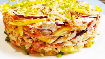 Салат "Надія" - один з найсмачніших. Побив всі рекорди за швидкістю приготування!