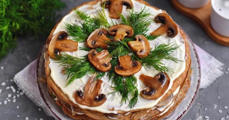 Печінковий торт по-новому. Його вигляд просто зачаровує, а смак приємно здивує всіх