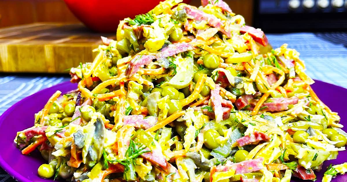 Салат "Кохання" - люблю його більше за олівʼє. І готую на усі свята