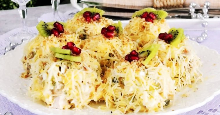 Салат "Снігопад": спробувала в подруги і влюбилась. В ньому все найкраще