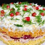 Салат "Сніжинка": перевершив навіть Олівʼє. Буду готувати на усі Свята