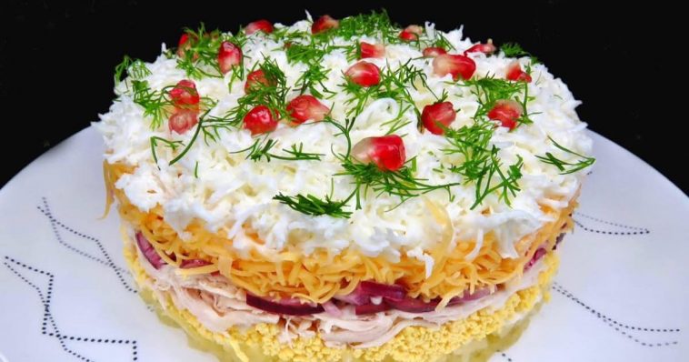 Салат "Сніжинка": перевершив навіть Олівʼє. Буду готувати на усі Свята