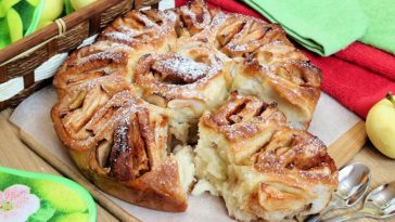 Яблучний пиріг “Ромашка” полюбився усім домашнім - шарлотку більше не готую!