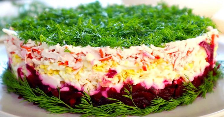 "Софія": всього 4 інгредієнти. Самий красивий салат на свята