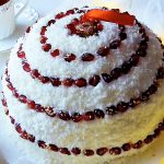 Святковий тортик “Ялинкова іграшка”! Дуже смачна начинка і крем! Так просто і так красиво!