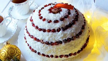 Святковий тортик “Ялинкова іграшка”! Дуже смачна начинка і крем! Так просто і так красиво!