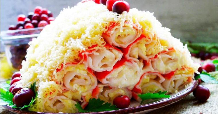 Всього із 5 інгредієнтів! Завжди всі спішать спробувати! Дивую гостей на свята салатом “Монастирська хата”