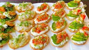 Як з ресторану! Нарядні святкові бутерброди, які розлітаються першими! Смакота і красота