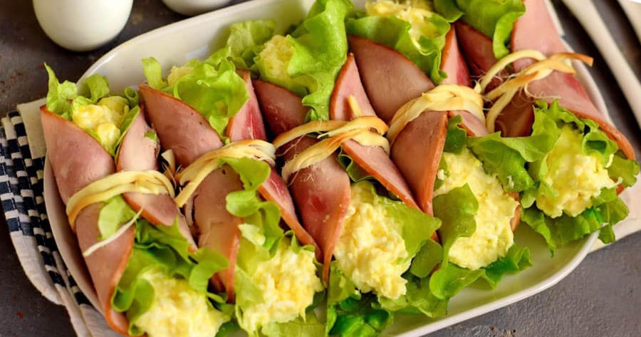 За 10 хвилин з простих продуктів! Начинка просто Топ! Найгарніша закуска на Новорічний стіл!