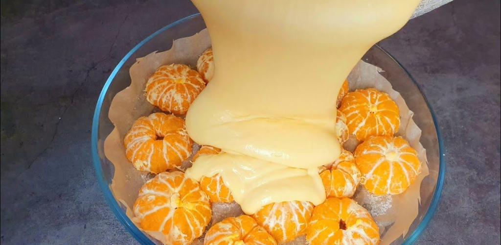 Мандариновий пиріг – швидкий і смачний фруктовий десерт
