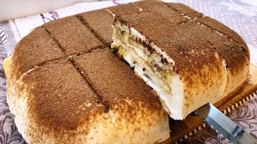 Торт «Банановий рай» без випічки – ніжний десерт за лічені хвилини!