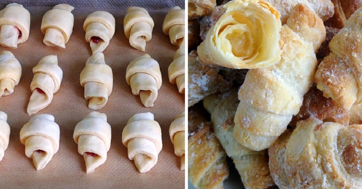 Рогалики на смальці: простий рецепт