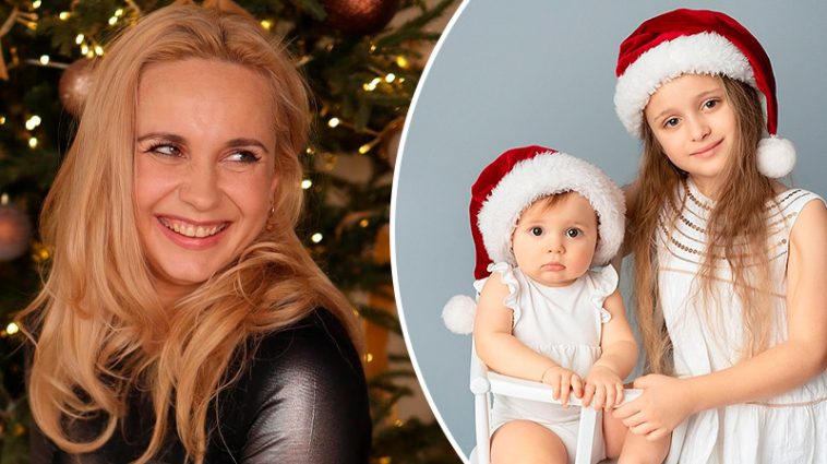 Лілія Ребрик зачарувала новорічними фото з донечками в образі Санти