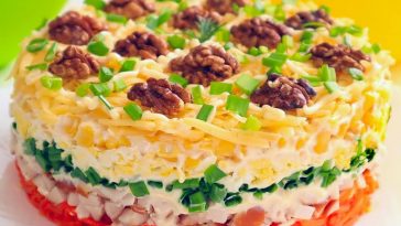 Святковий салат «Фантазія» з куркою: рецепт, який перевершив Шубу та Олів’є!