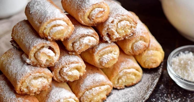 Сирне печиво з кокосовою начинкою за 15 хвилин: швидко, смачно та доступно