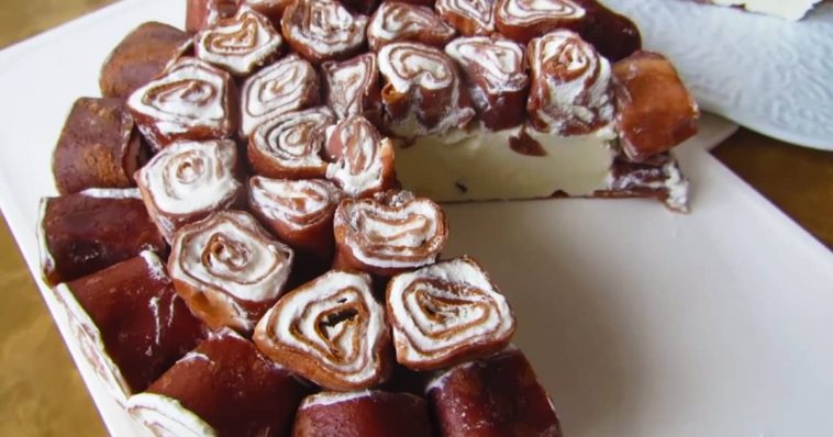 Шедевр із налисників: Торт "Пломбір у шоколаді" – незвичайний рецепт!