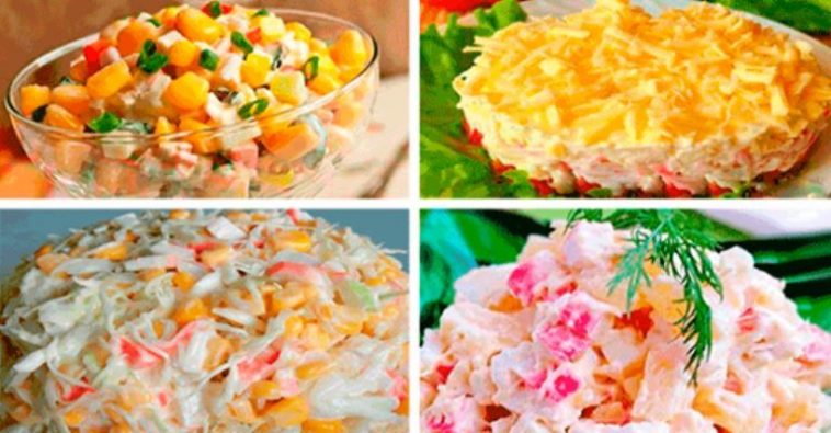 Салати з крабовими паличками: 4 смачні рецепти для будь-якого столу