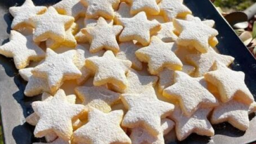 ✨ Ніжне печиво «Зірочки» — всього 3 інгредієнти для ідеального смаку!