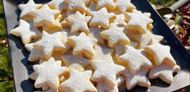 ✨ Ніжне печиво «Зірочки» — всього 3 інгредієнти для ідеального смаку!