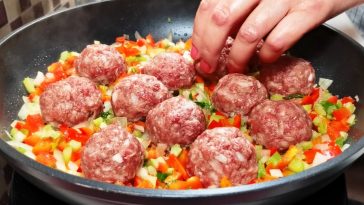 Фрикадельки з рисом на сковороді – швидка та смачна вечеря без зайвого клопоту