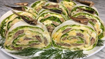 Шпроти в лаваші – смачна та оригінальна закуска за лічені хвилини